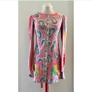 Vintage 70’s Alley Cat by Betsy Johnson Cardigan Dress - Rare!